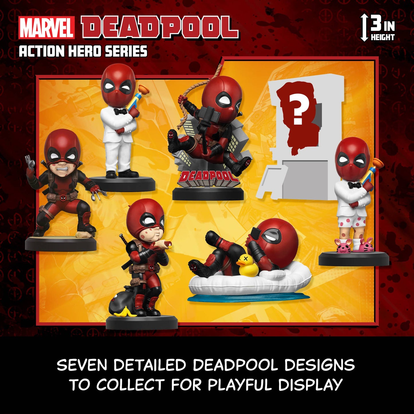 BLIND BOX - Marvel Deadpool Action Hero Series Hero Box - Blind Box CDU