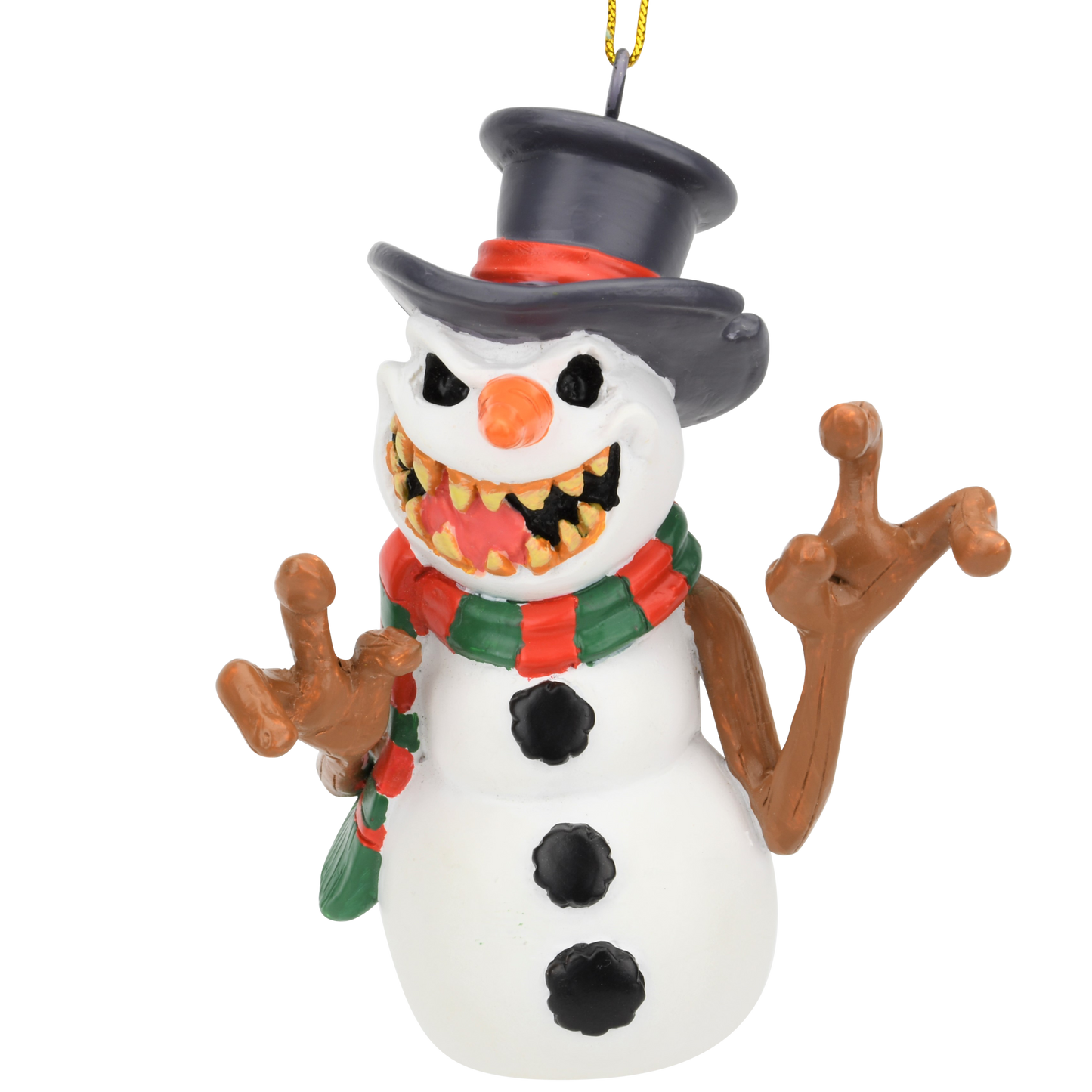 Evil Snowman Halloween Horror Christmas Ornaments