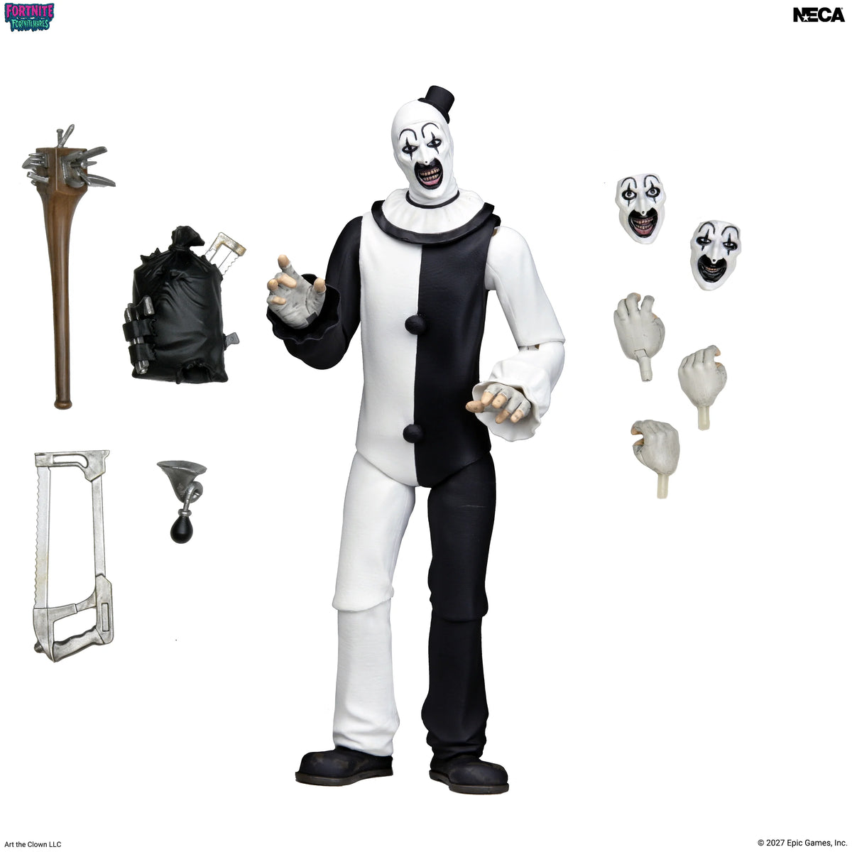 Fortnite x Terrifier - Fortnitemares Art the Clown 7" Scale Action Figure (PRE-ORDER)