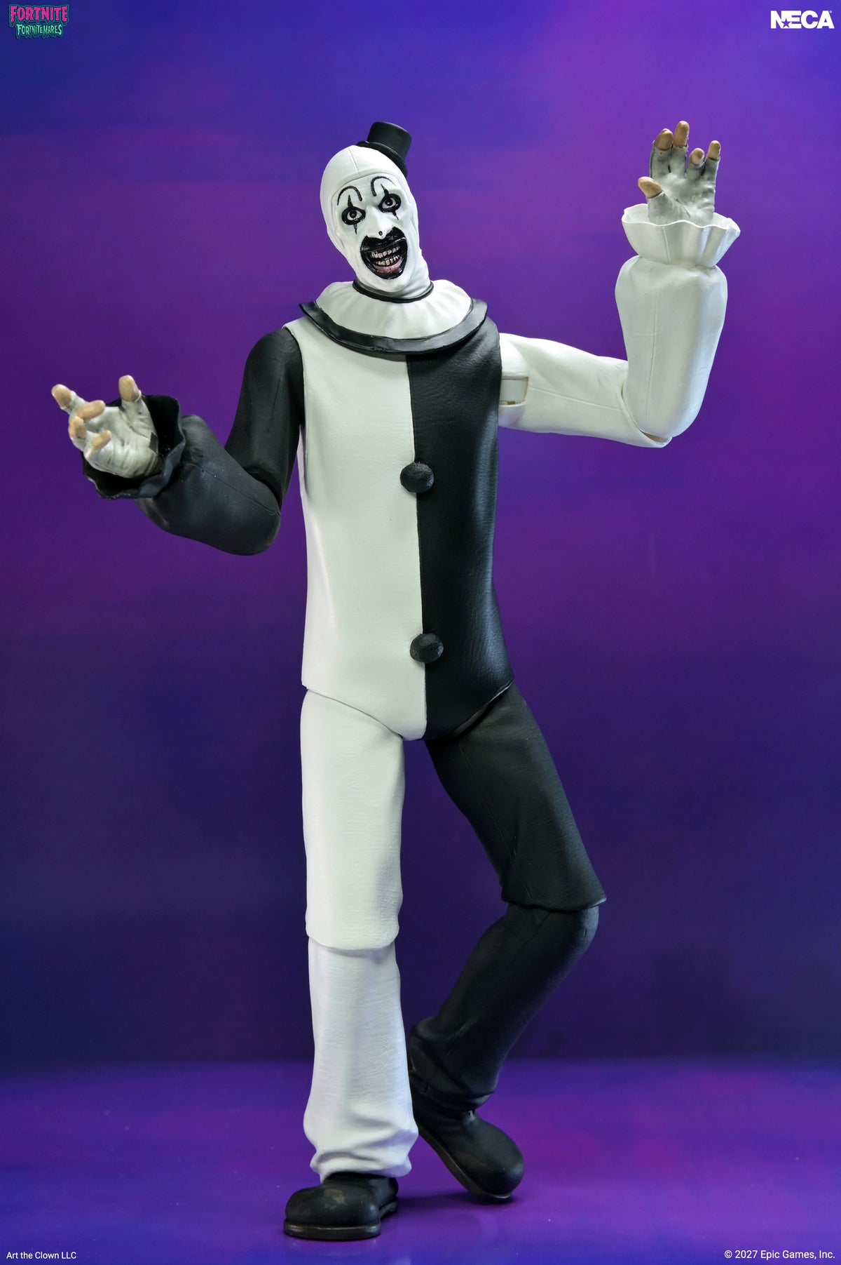 Fortnite x Terrifier - Fortnitemares Art the Clown 7" Scale Action Figure (PRE-ORDER)
