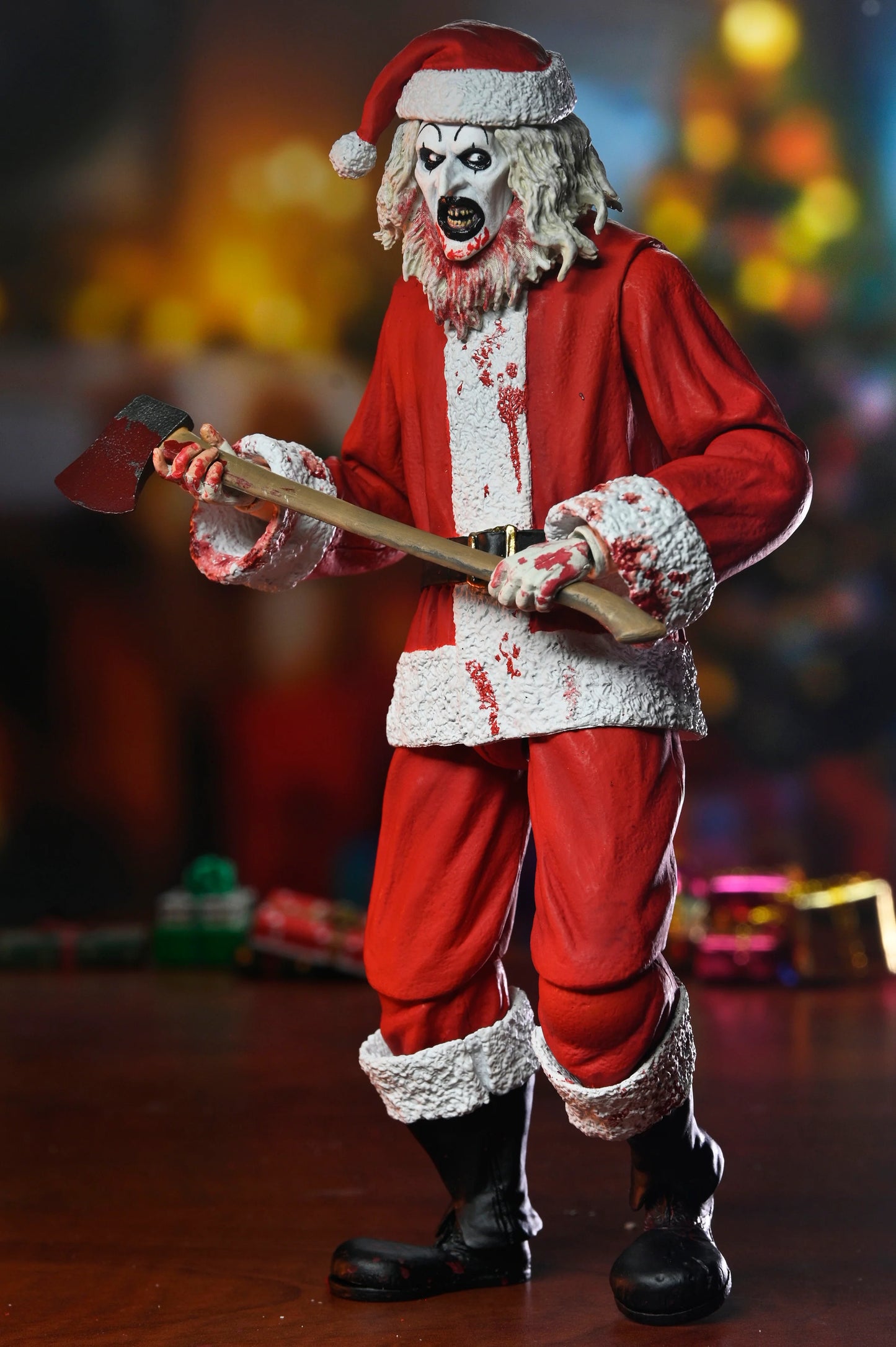 Terrifier 3 - Ultimate Bloody Santa Suit Art the Clown 7" Scale Action Figure (PRE-ORDER)