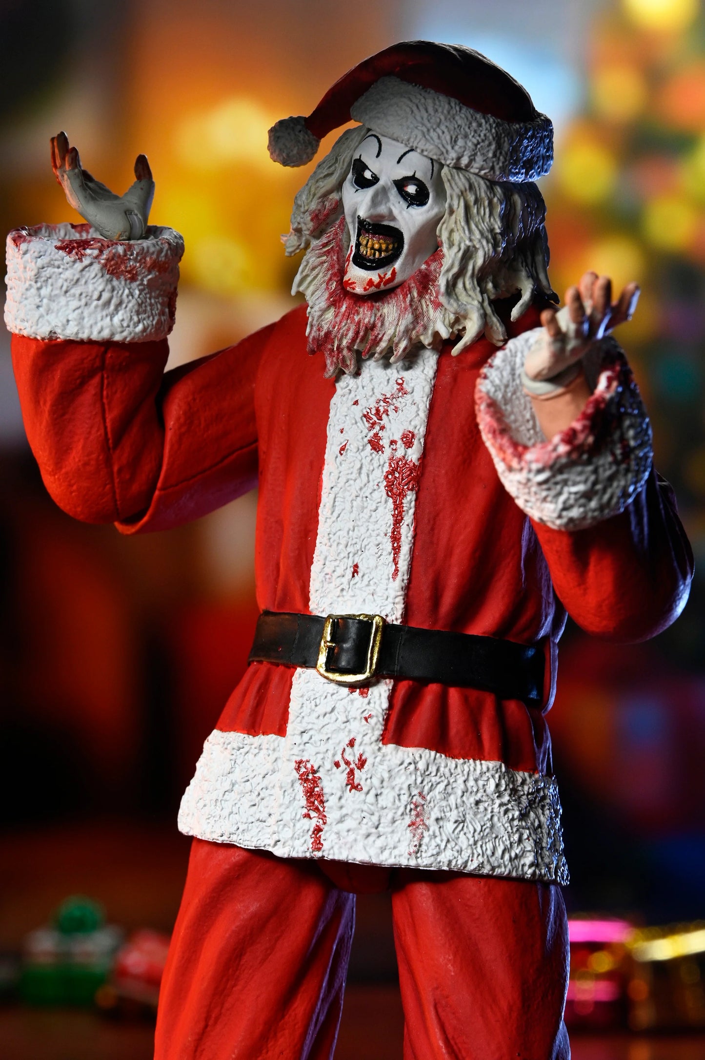 Terrifier 3 - Ultimate Bloody Santa Suit Art the Clown 7" Scale Action Figure (PRE-ORDER)