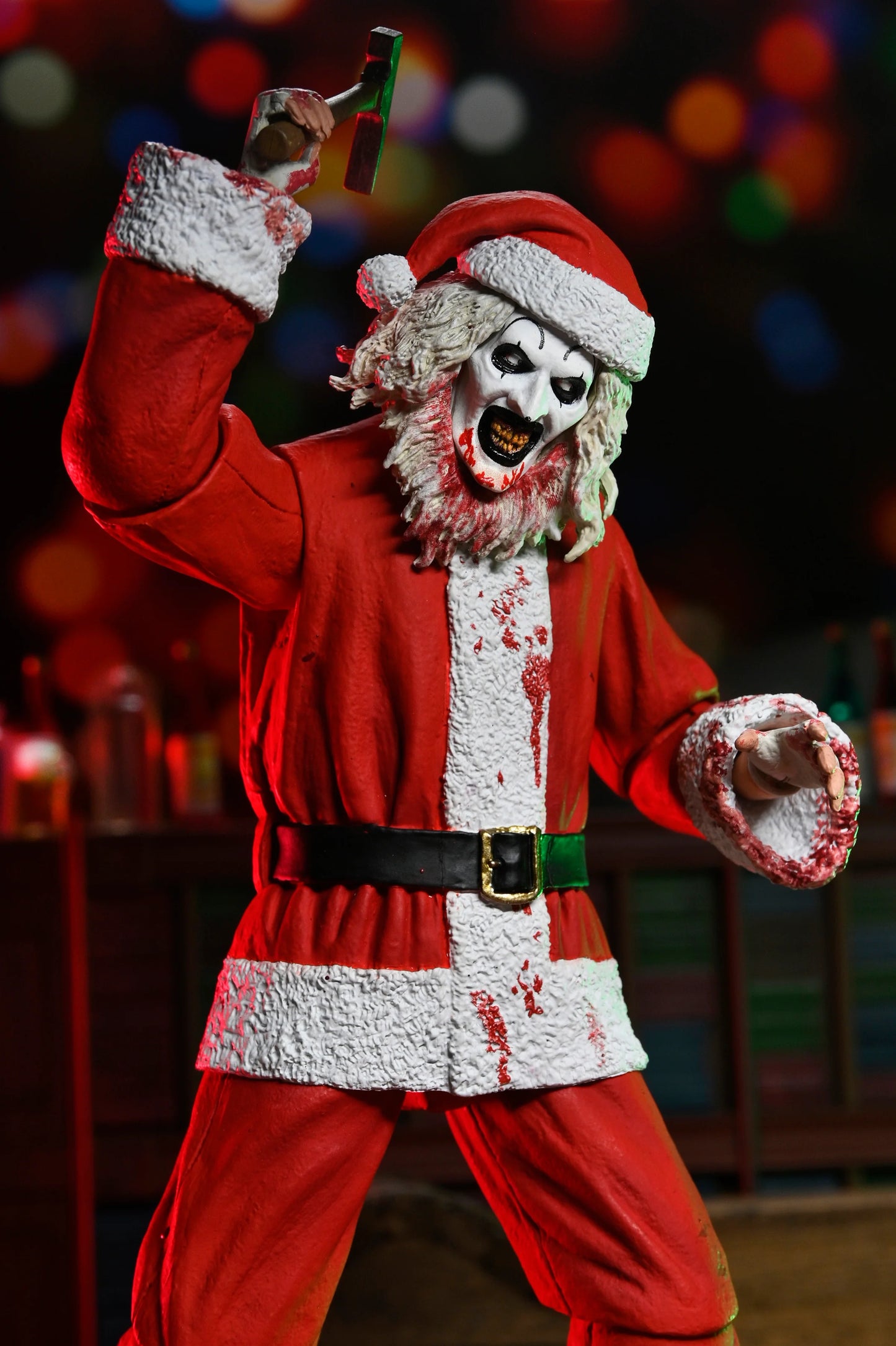 Terrifier 3 - Ultimate Bloody Santa Suit Art the Clown 7" Scale Action Figure (PRE-ORDER)