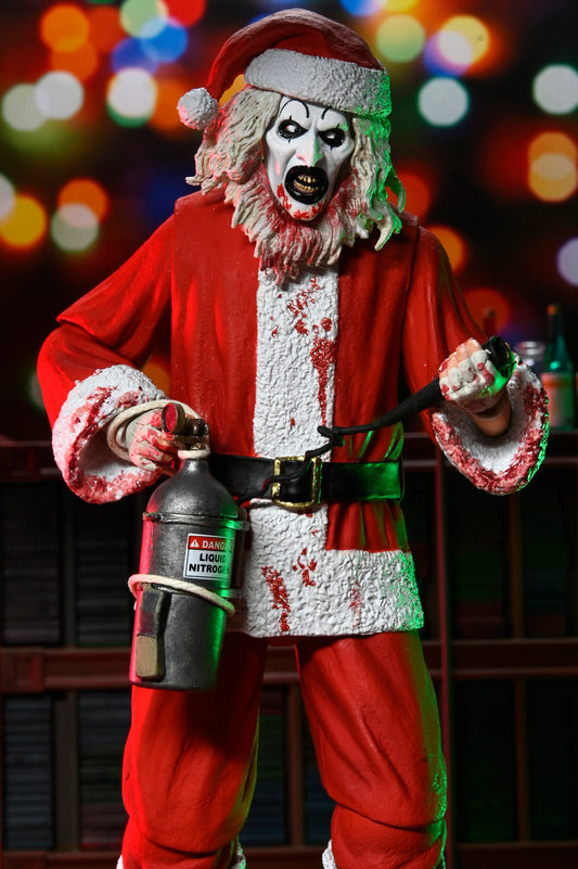Terrifier 3 - Ultimate Bloody Santa Suit Art the Clown 7" Scale Action Figure (PRE-ORDER)