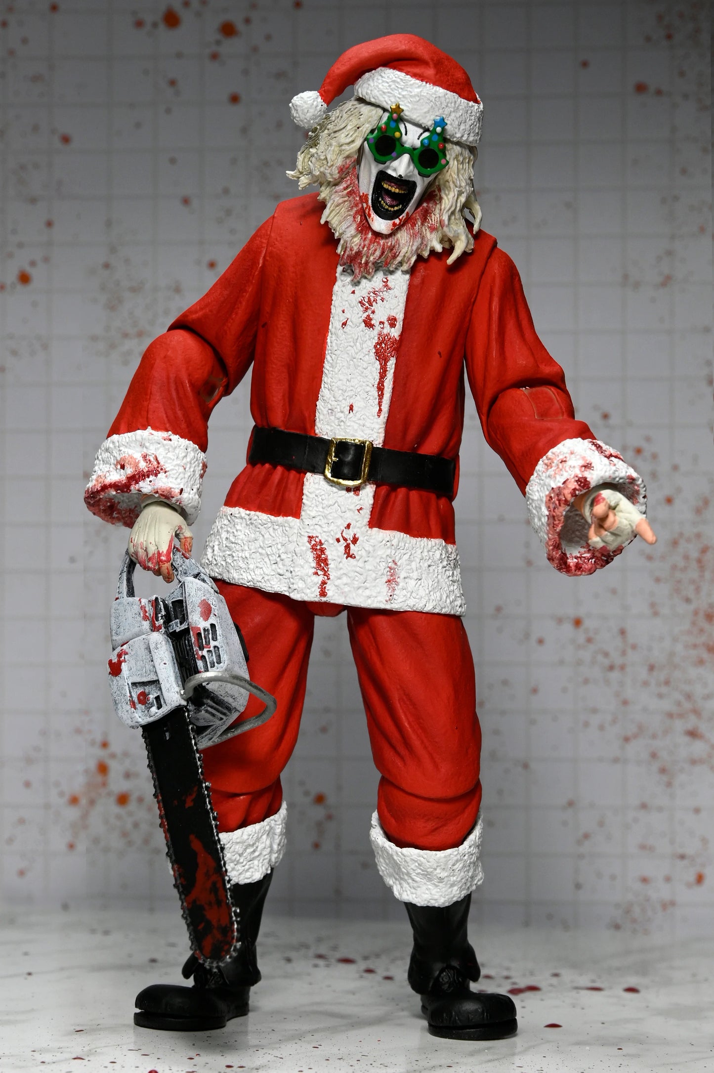 Terrifier 3 - Ultimate Bloody Santa Suit Art the Clown 7" Scale Action Figure (PRE-ORDER)