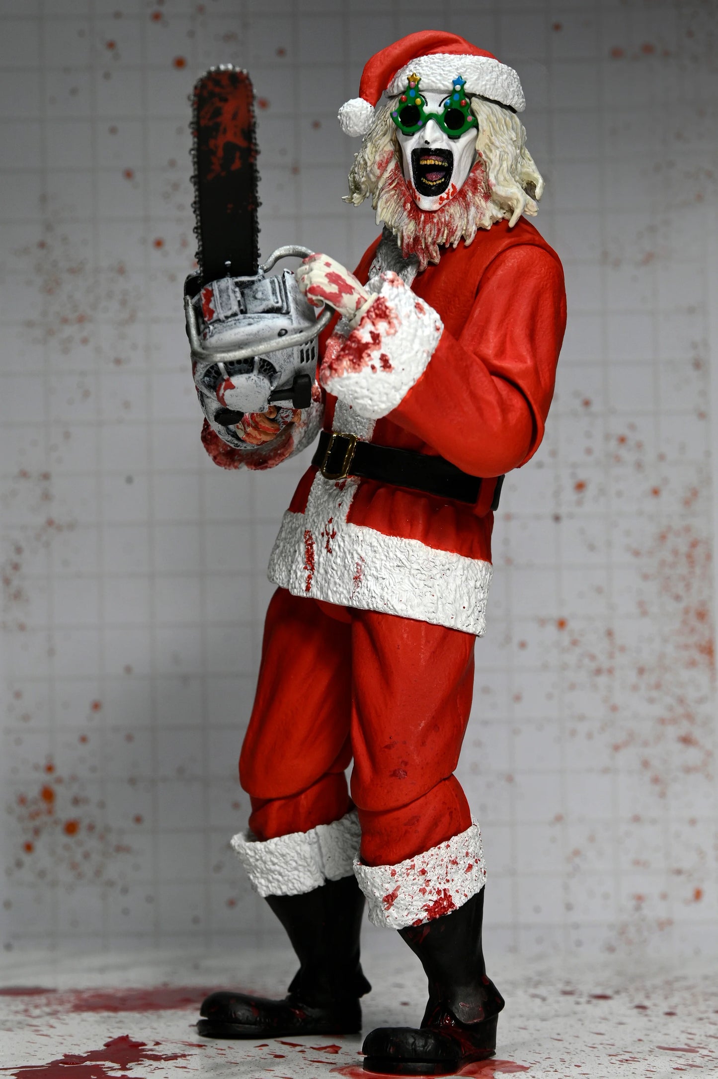 Terrifier 3 - Ultimate Bloody Santa Suit Art the Clown 7" Scale Action Figure (PRE-ORDER)