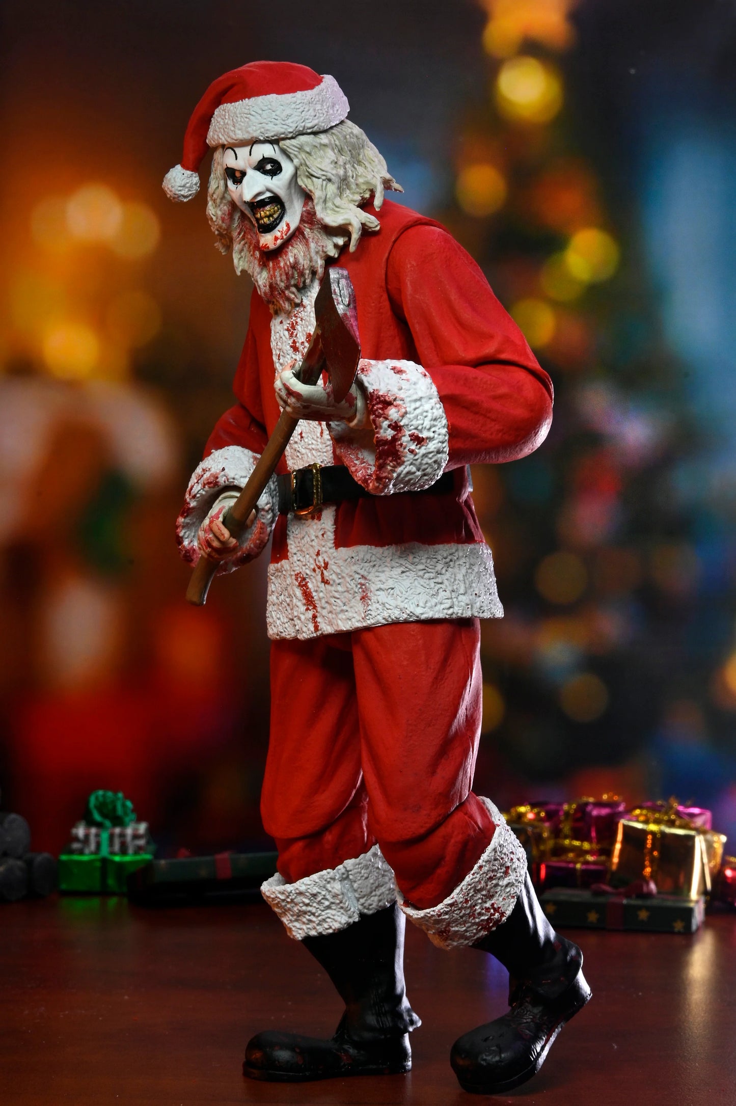 Terrifier 3 - Ultimate Bloody Santa Suit Art the Clown 7" Scale Action Figure (PRE-ORDER)