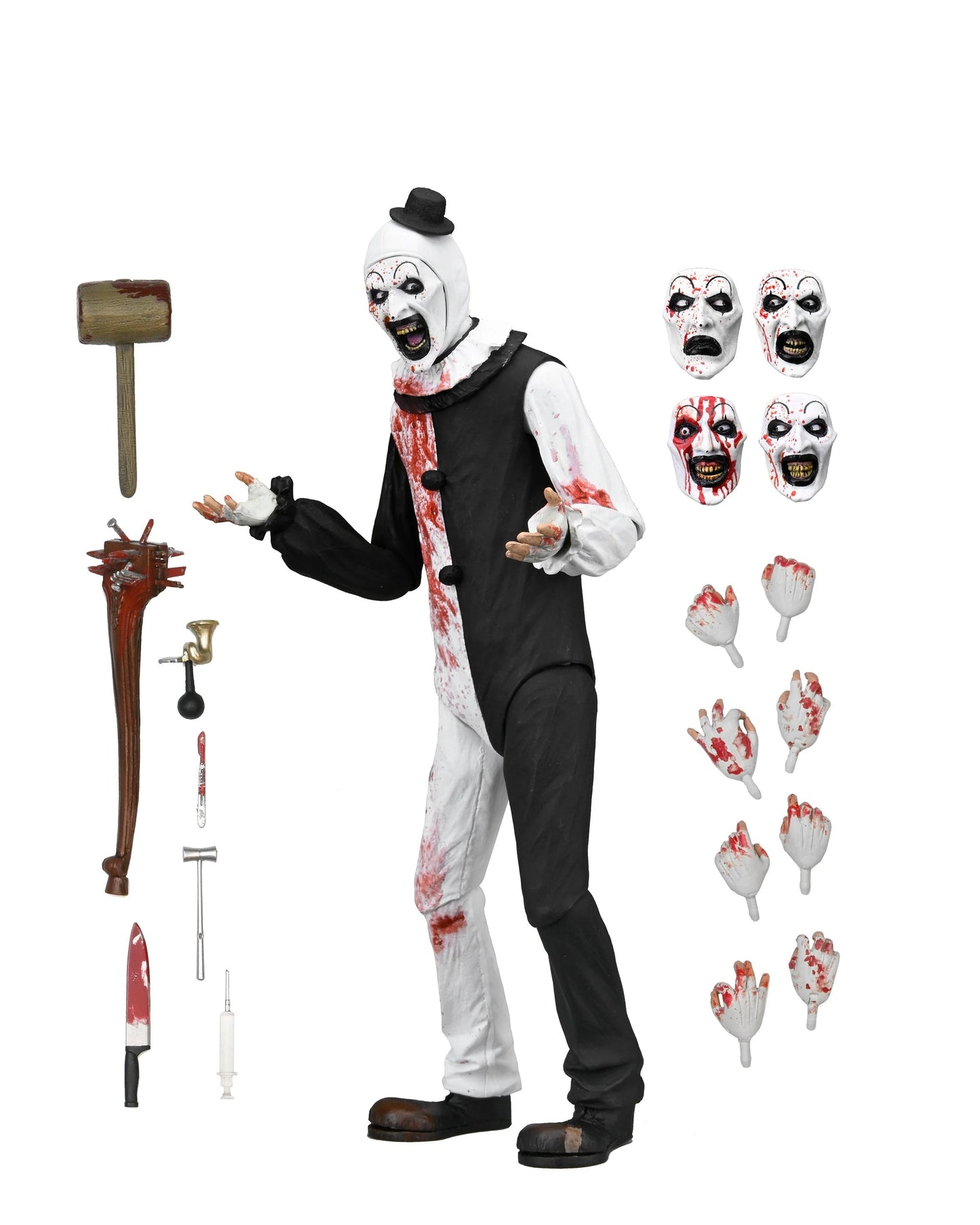 Terrifier 2 - Ultimate Art the Clown 7" Scale Action Figure (Blood Splattered)