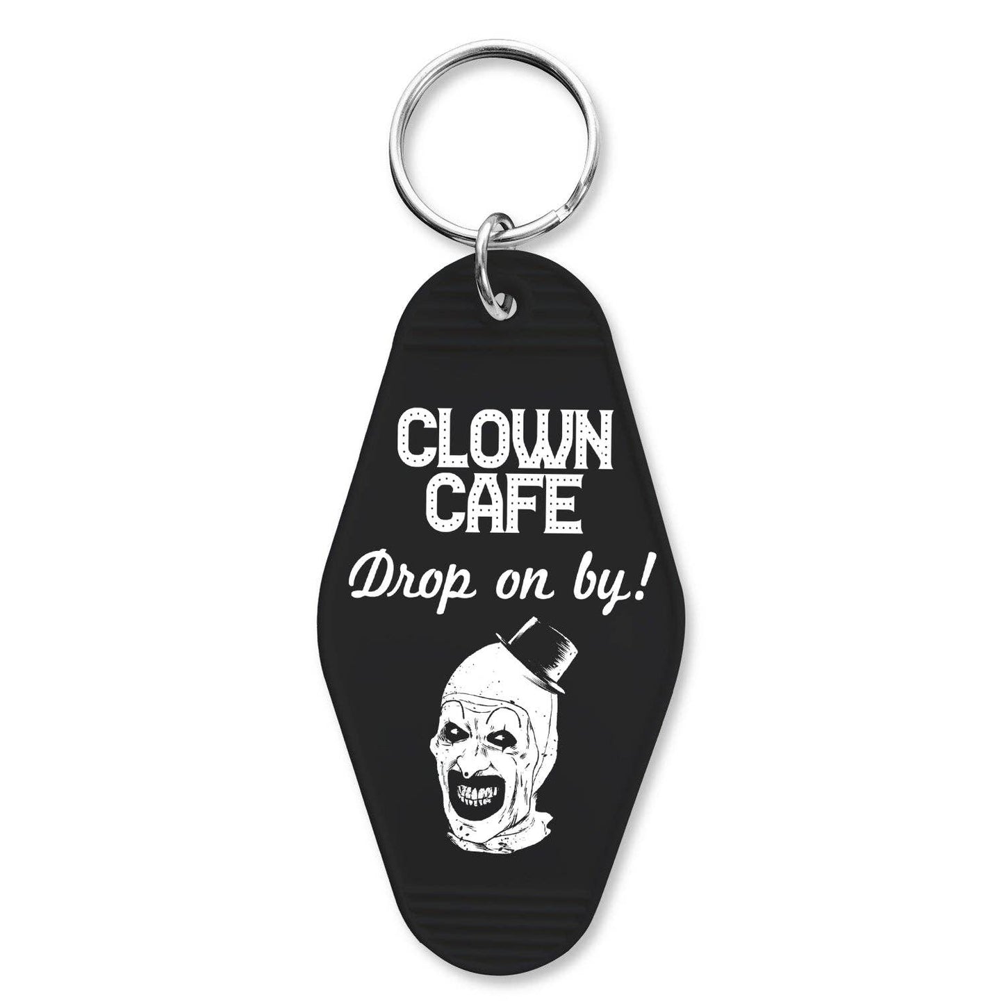 KEYCHAINS - Clown Cafe Drop on By Keychain