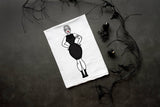 "Pinhead" Pin Up Girl Kitchen Dish Towel
