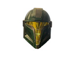 3D PRINTED MASK - Halo Mandalorian Crossover Helmet 3D Printed Mask