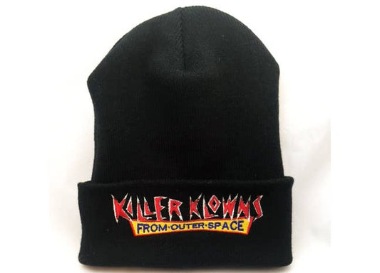 "Killer Klowns From Outer Space" Embroidered Beanie Hat