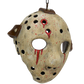 Bloody Hockey Mask Halloween Ornament