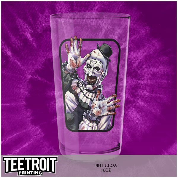 Horror Pint Glass