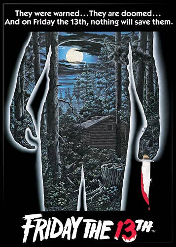 MAGNETS - Friday The 13th Movie Poster Magnet