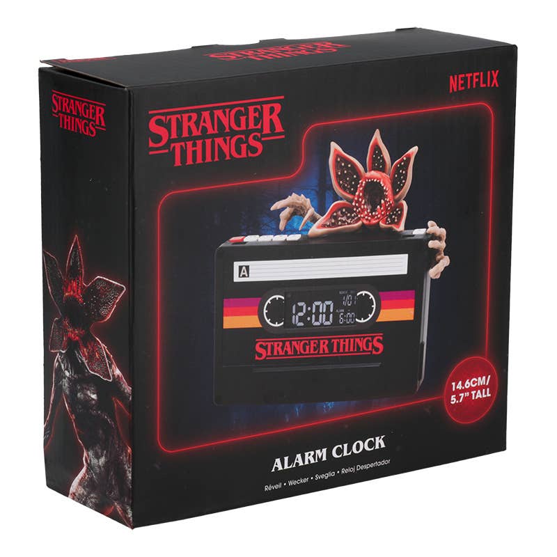 Stranger Things 5 Demogorgon Cassette Alarm Clock