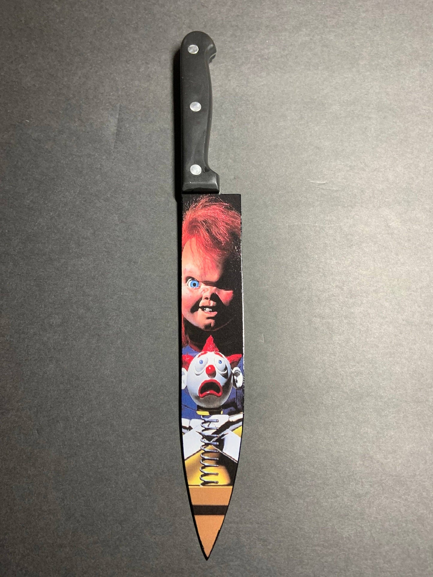 Child's Play 2 Chucky Good Guy Doll Kitchen Knife With/Without Sublimated Stand