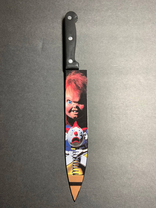 Child's Play 2 Chucky Good Guy Doll Kitchen Knife With/Without Sublimated Stand