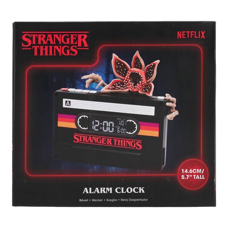 Stranger Things 5 Demogorgon Cassette Alarm Clock