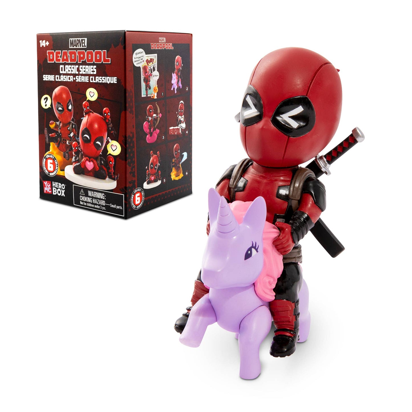 BLIND BOX - Marvel Deadpool Classic Series Hero Box - Blind Box CDU