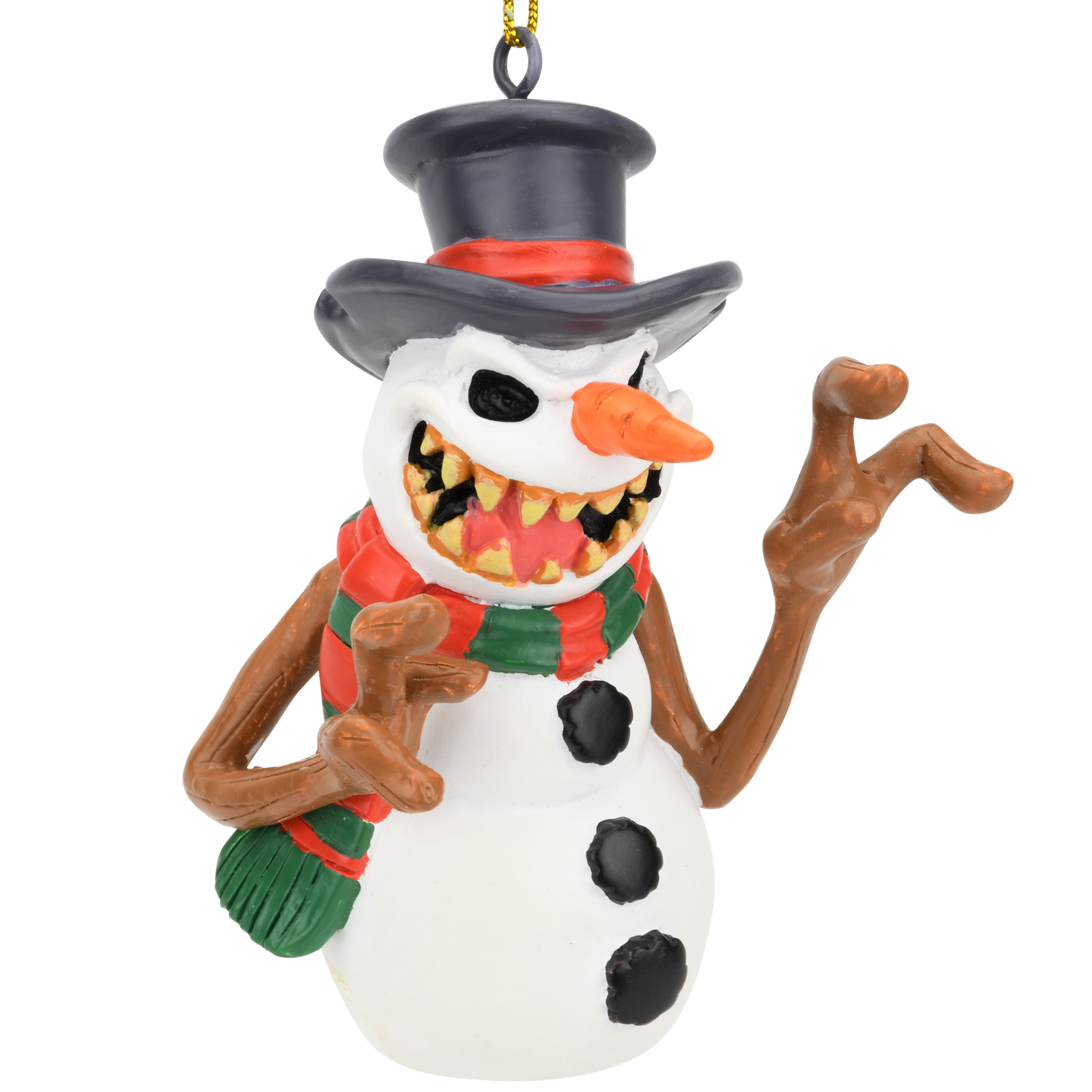 Evil Snowman Halloween Horror Christmas Ornaments