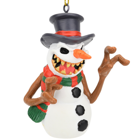 Evil Snowman Halloween Horror Christmas Ornaments