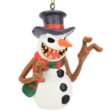 Evil Snowman Halloween Horror Christmas Ornaments