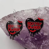 EARRINGS - Horror Queen Heart Earrings