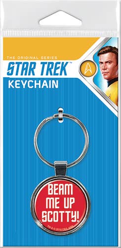 KEYCHAINS - Star Trek Beam Me Up Keychains