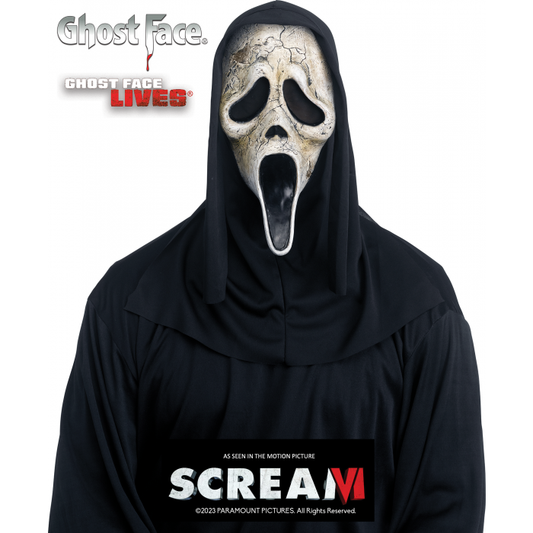 MASKS - Ghost Face® Aged Mask - As Seen in the Motion Picture SCREAM VI