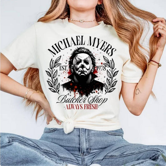TSHIRTS - "Butcher Shop" Michael Myers