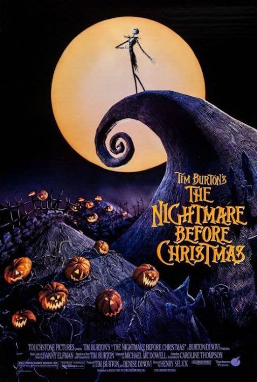 POSTERS - The Nightmare Before Christmas by Tim Burton 1993 Movie Poster