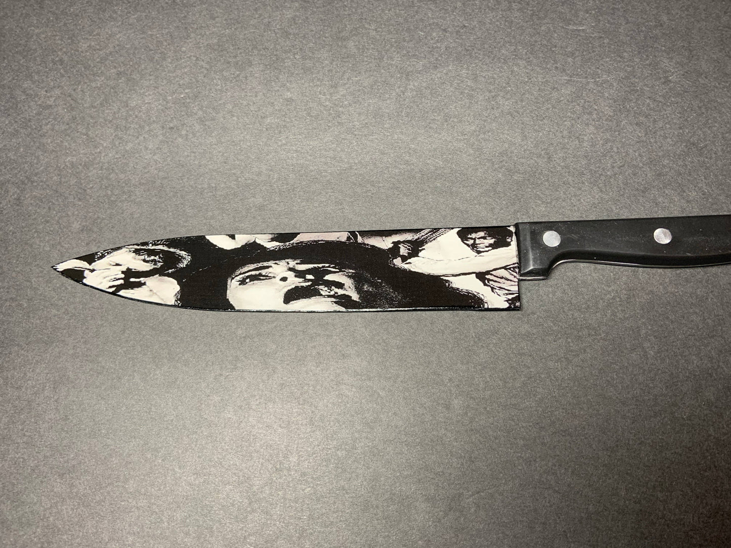 KNIFE - Night of the Living Dead 1968 Romero Kitchen Knife with Sublimated Stand