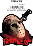 Friday The 13th Mask Die Cut Sticker