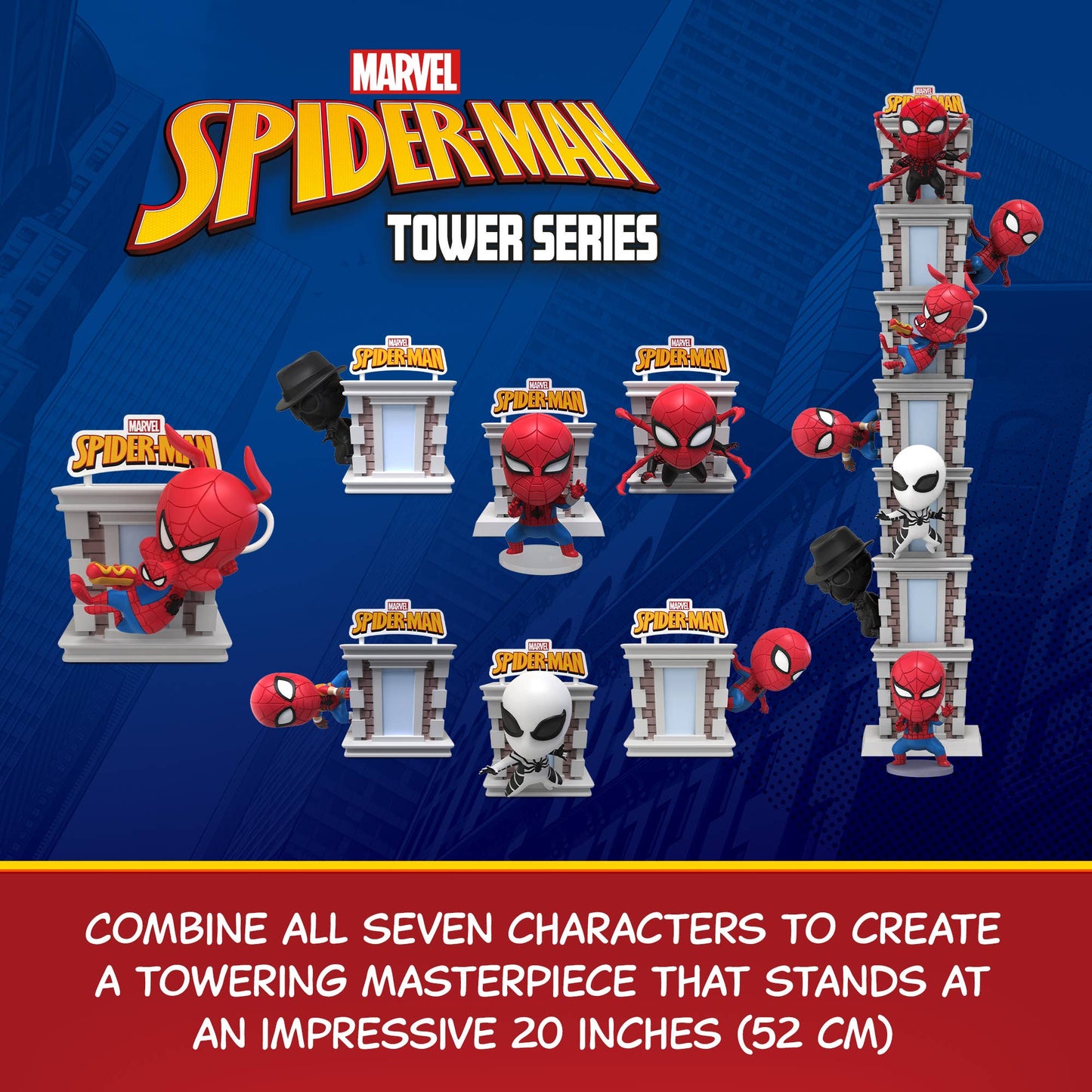 BLIND BOX - Marvel Spider-Man Tower Series Hero Box - Blind Box CDU