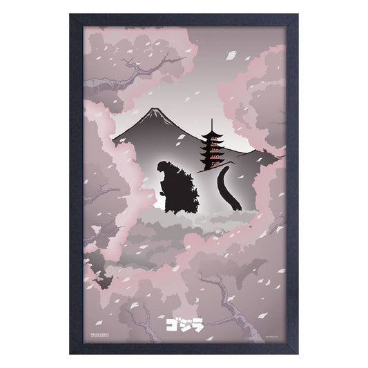 Godzilla "Blossoms" Framed Print
