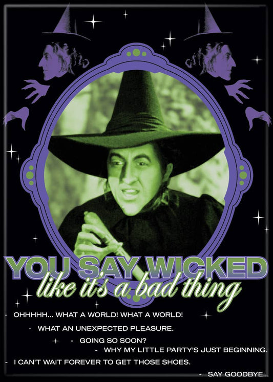 Wizard of Oz You Say Wicked Like it’s a Bad Thing Magnet