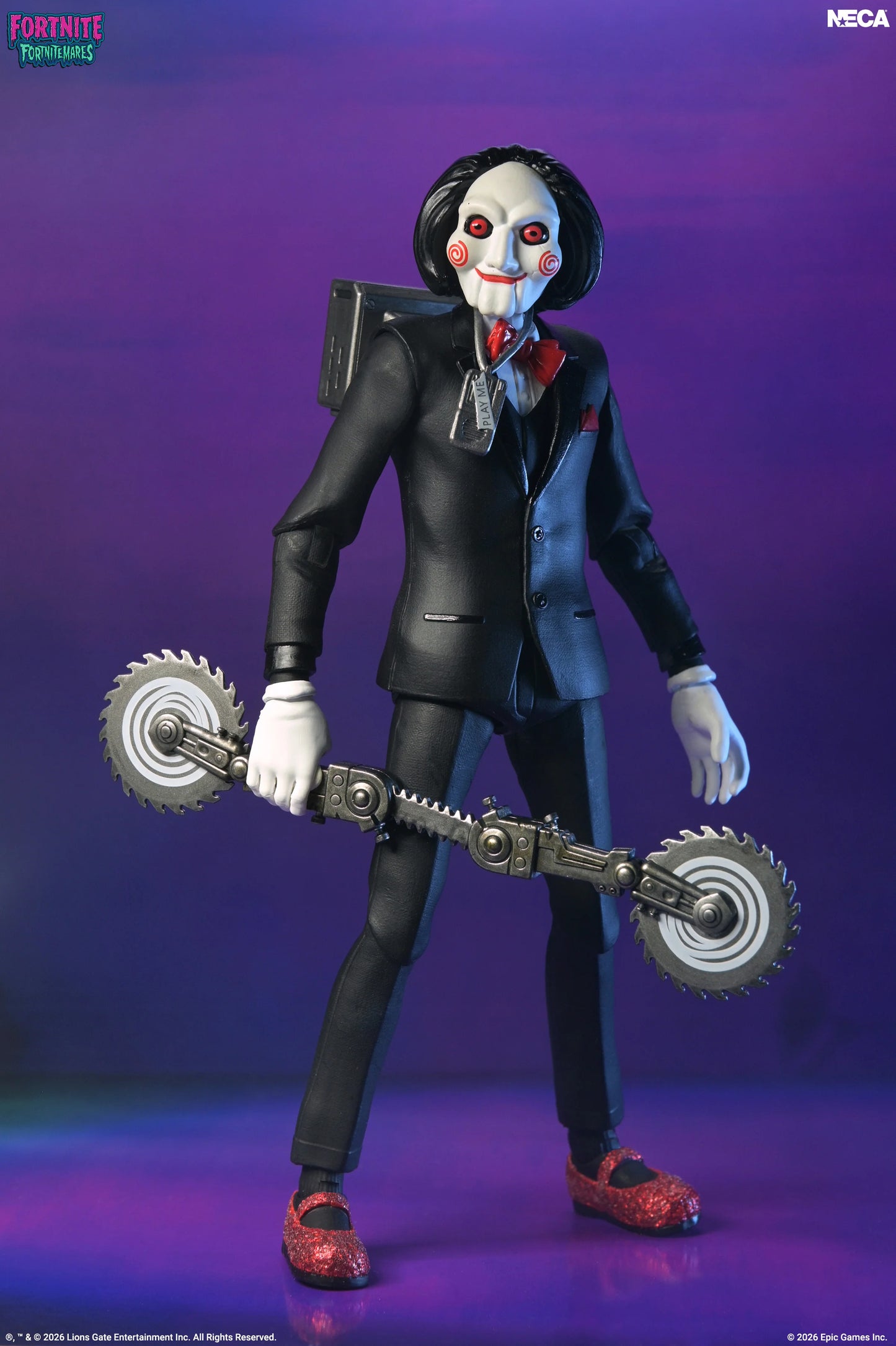 Fortnite x SAW - Fortnitemares Billy the Puppet 7” Scale Action Figure (PRE-ORDER)