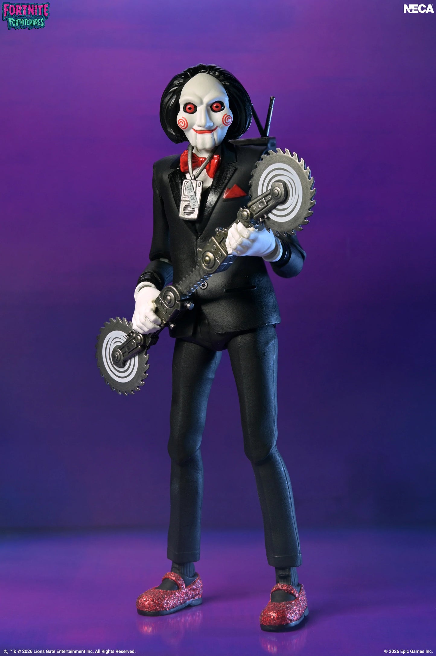 Fortnite x SAW - Fortnitemares Billy the Puppet 7” Scale Action Figure (PRE-ORDER)