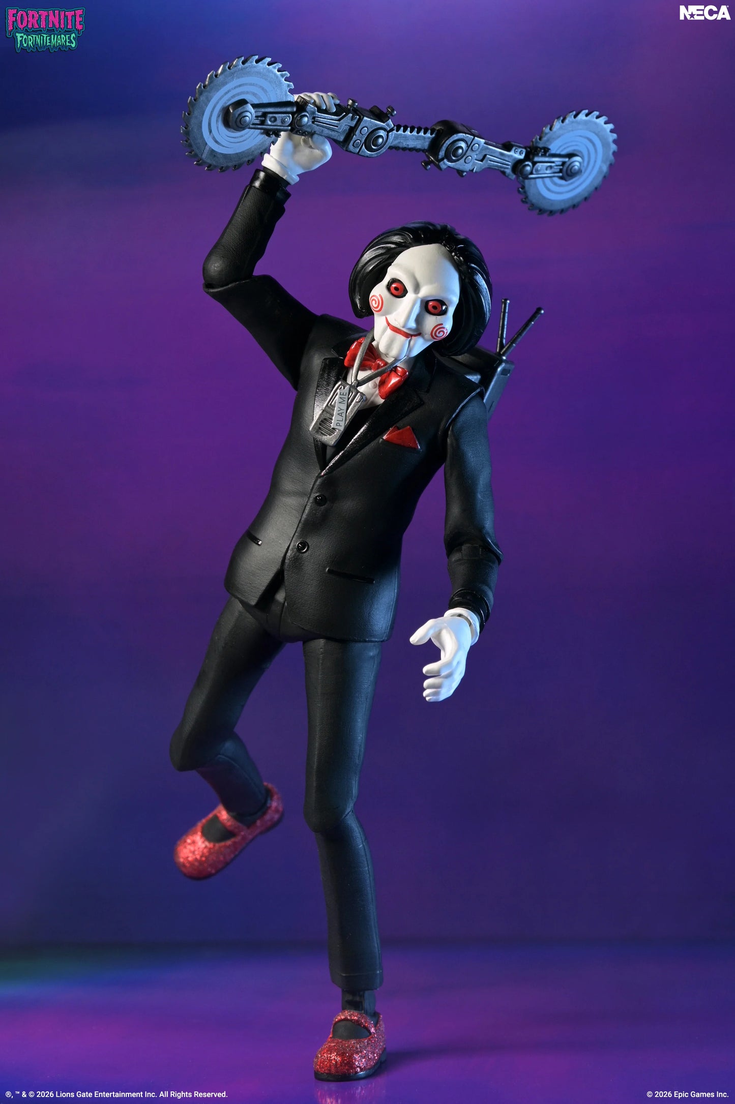 Fortnite x SAW - Fortnitemares Billy the Puppet 7” Scale Action Figure (PRE-ORDER)