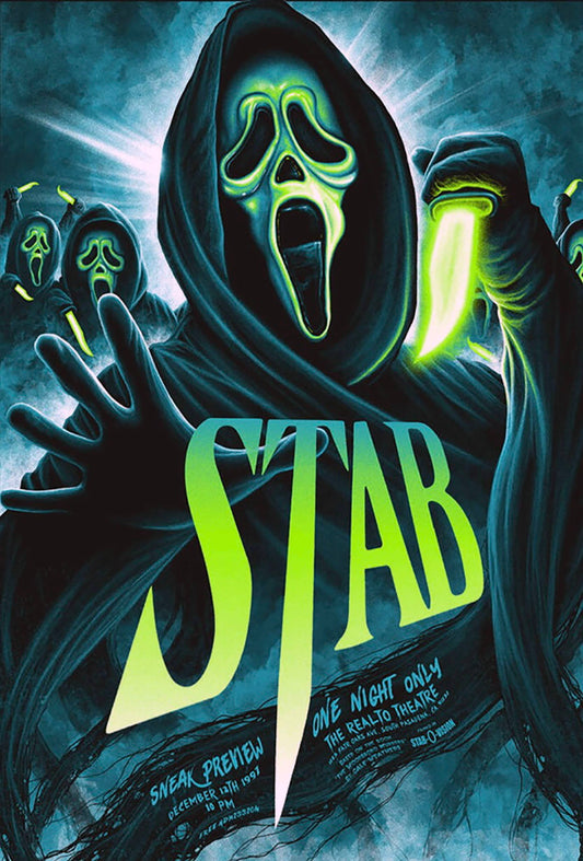 Stab 1 Movie Metal Sign A5