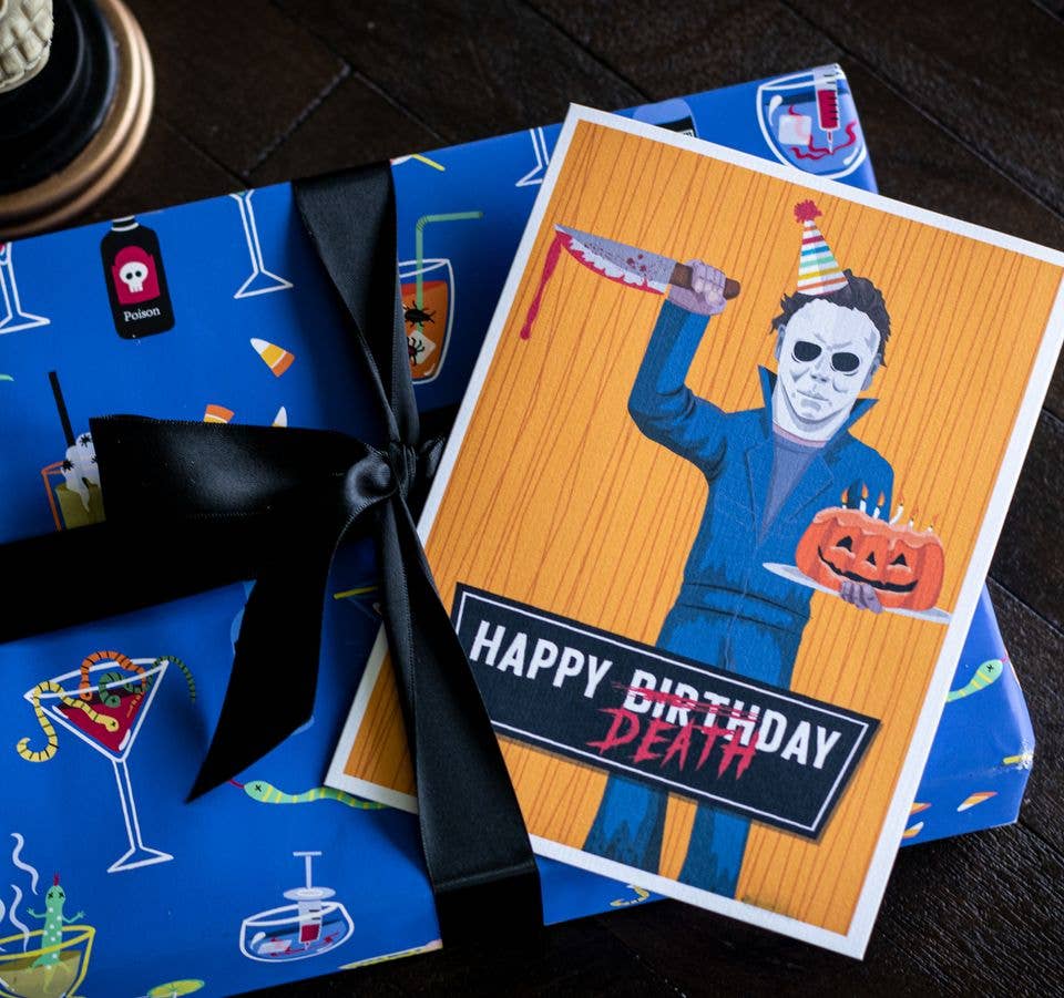 CARDS - "Happy DeathDay" Michael Myers Birthday Card