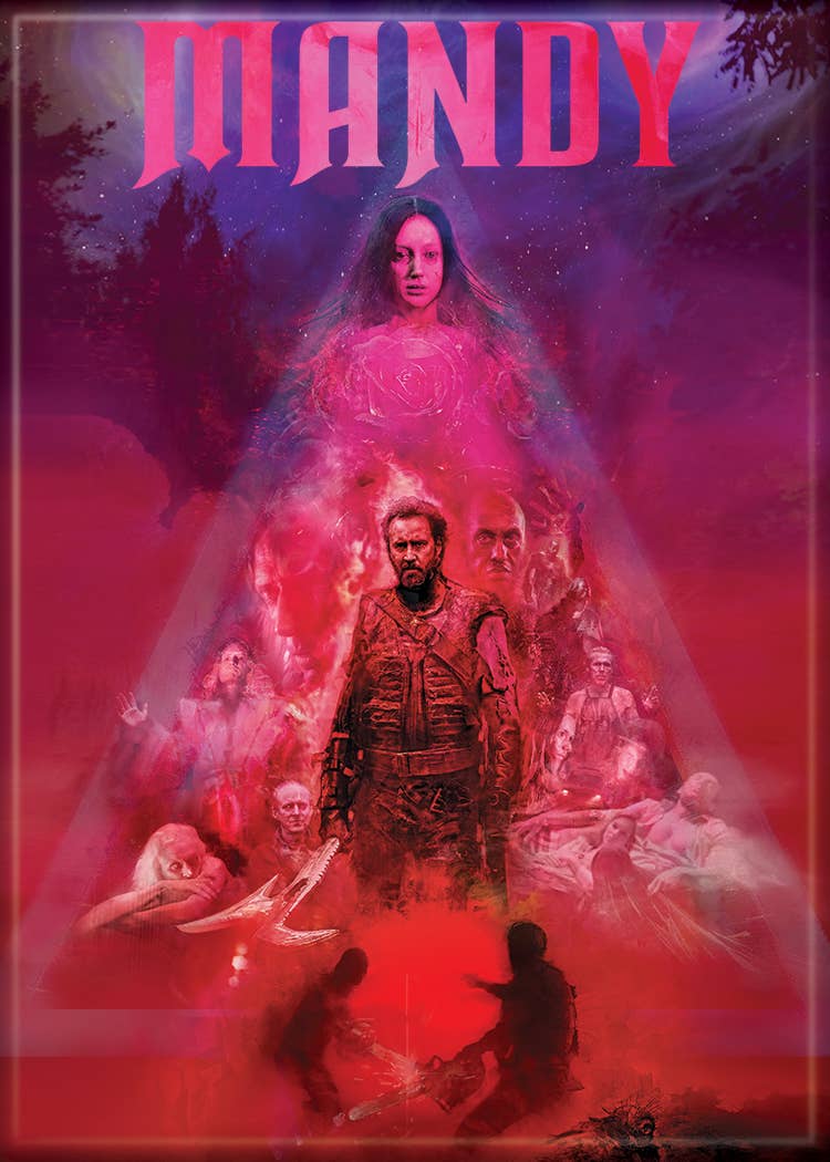 Mandy Movie Poster Magnet DarkSide Collectibles Mandy Movie Poster Magnet DarkSide Collectibles