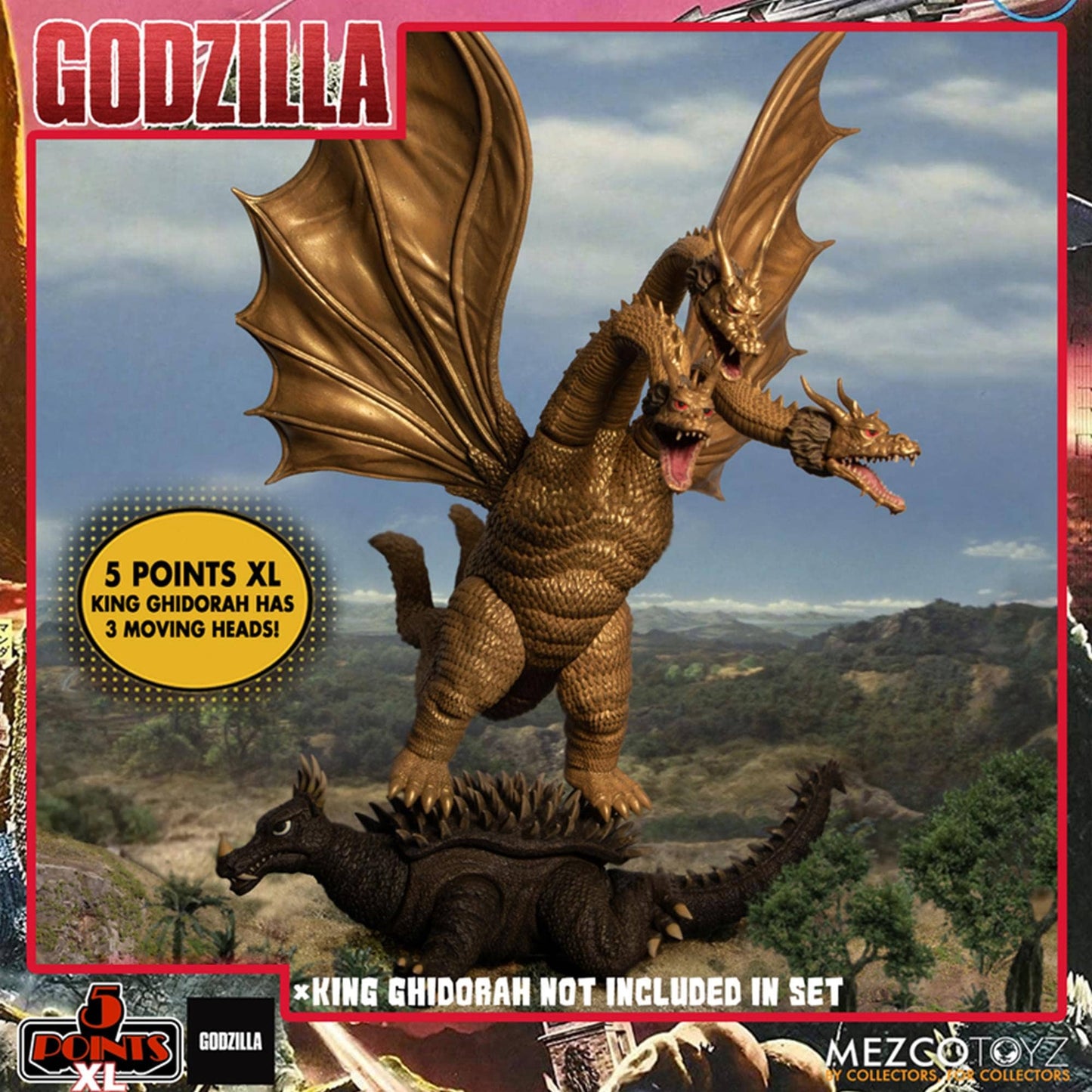 Godzilla 5 Points XL Round 1 Boxed Set