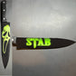 KNIFE - STAB From Scream Movie Knife With Sublimated Stand