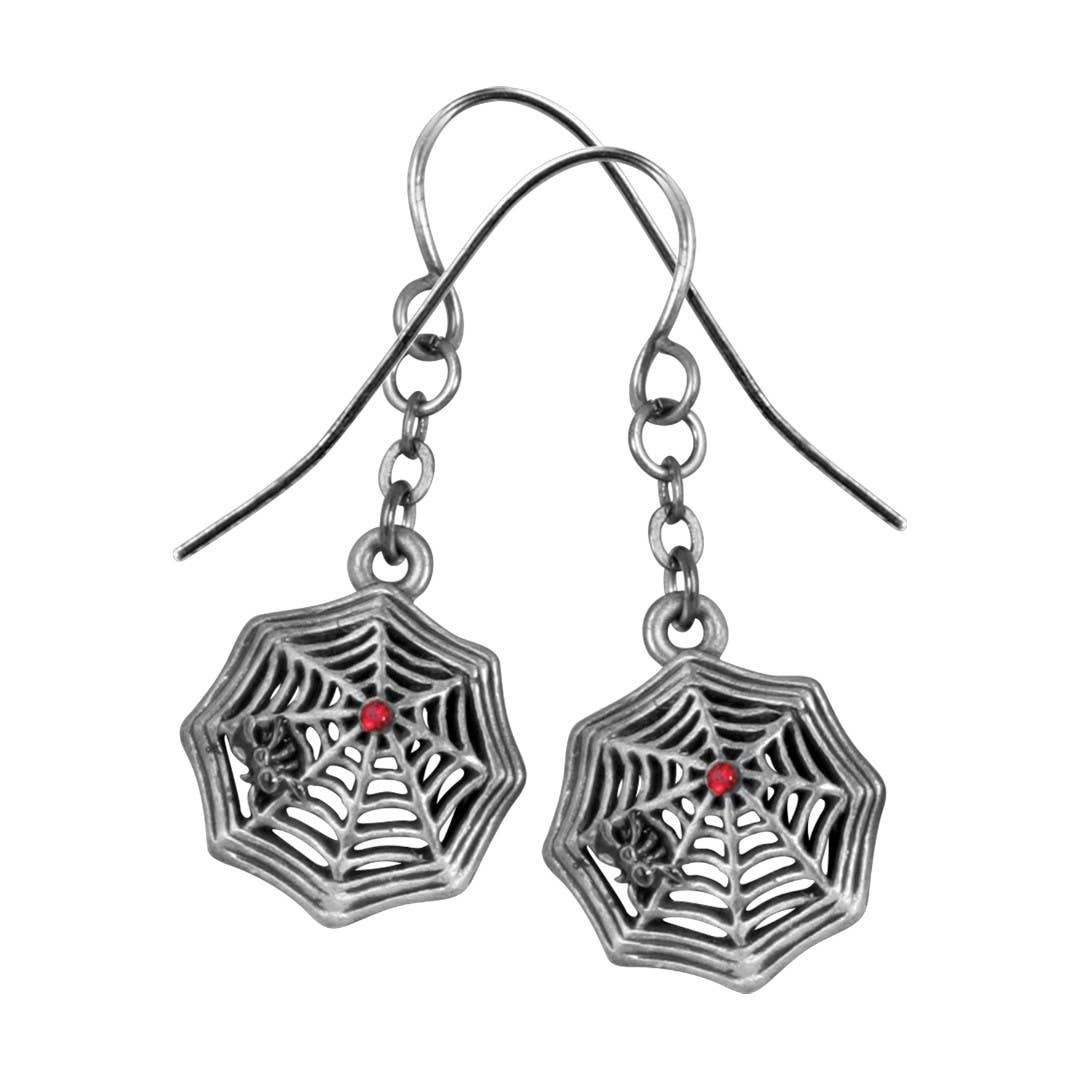 Spider Web Earrings
