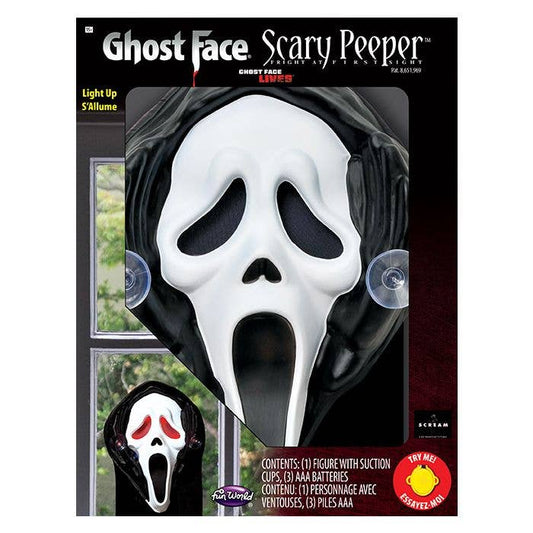12" Ghost Face® Light Up Scary Peeper Scream Movie