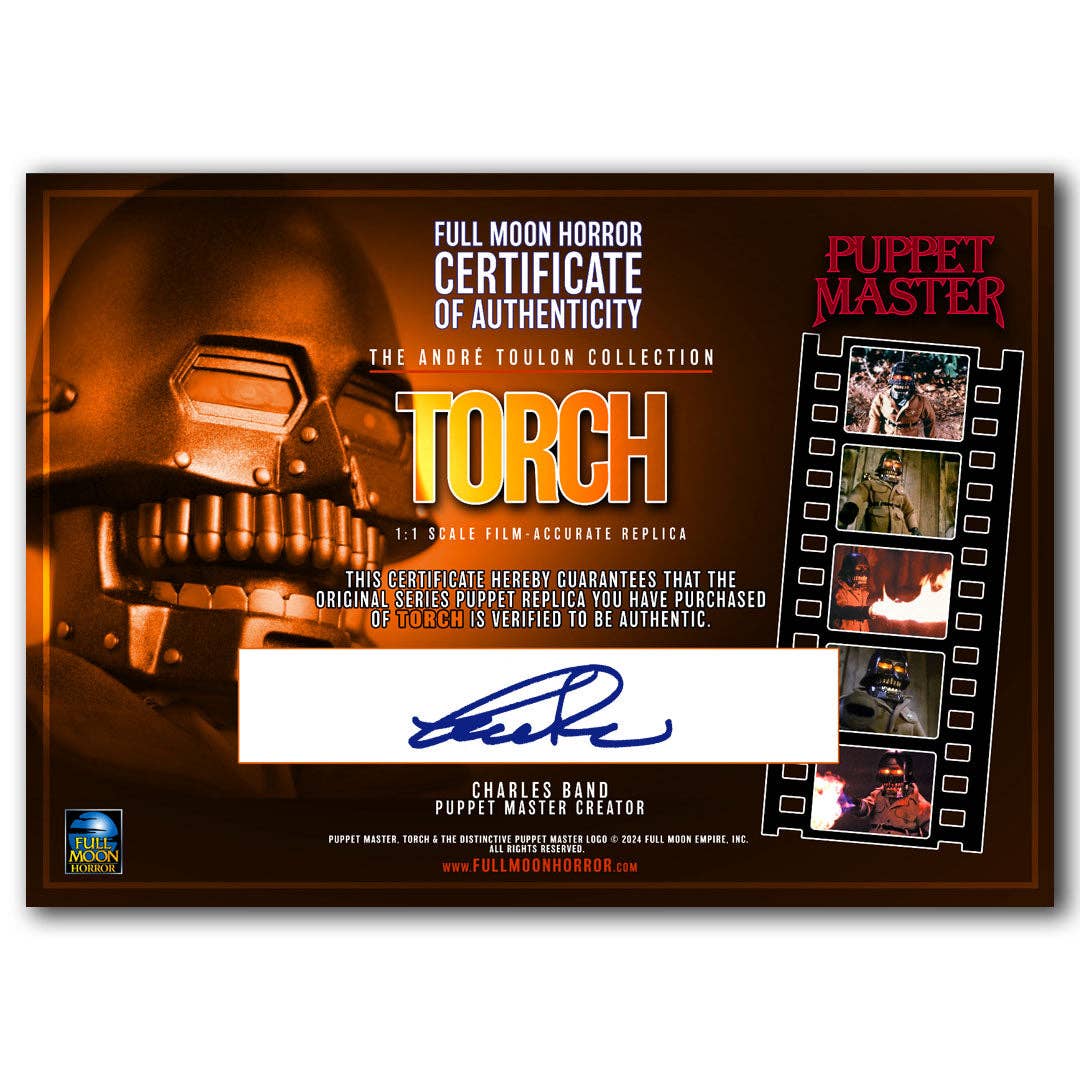 The Andre Toulon Collection "Torch" The Ultimate Puppet Master Replica Series