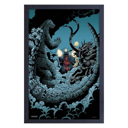 Godzilla "Spacezilla" Framed Print