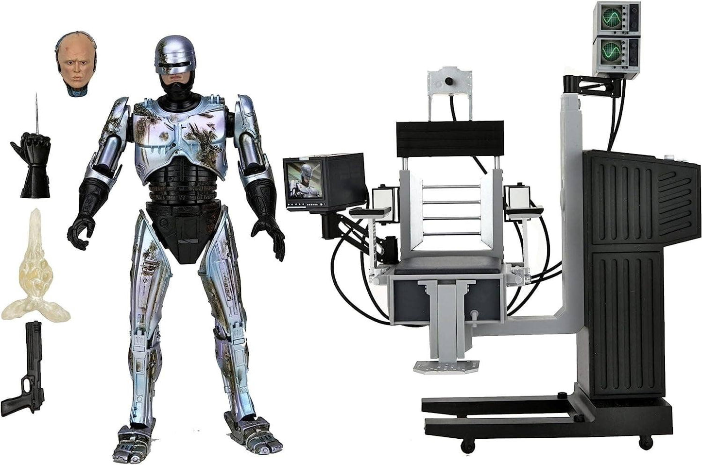 RoboCop 7 Inch Action Figure | BD RoboCop w/ Chair